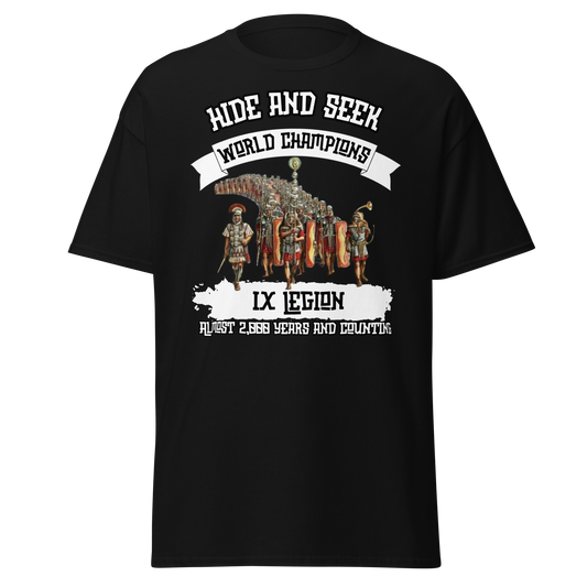 Roman IX Legion T-Shirt – Hide and Seek World Champions