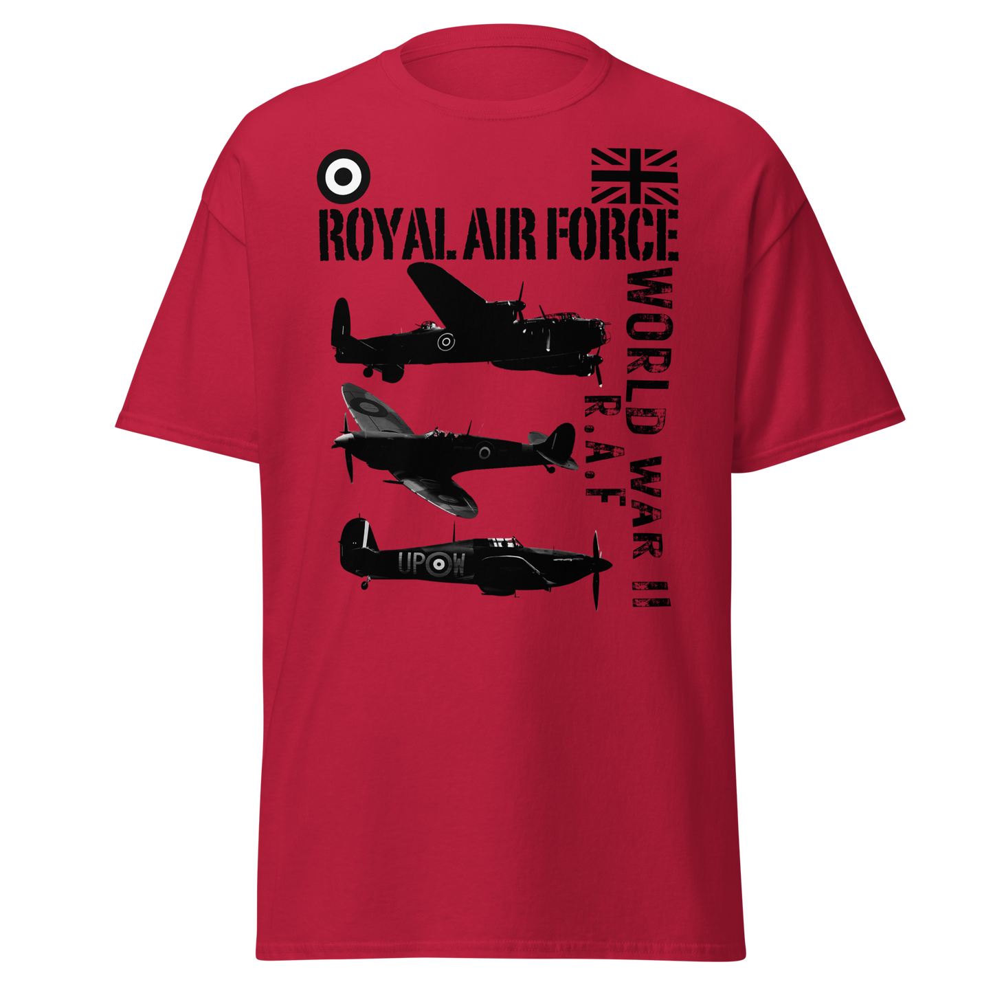 WWII Royal Air Force – Lancaster & Spitfire Tribute T-Shirt