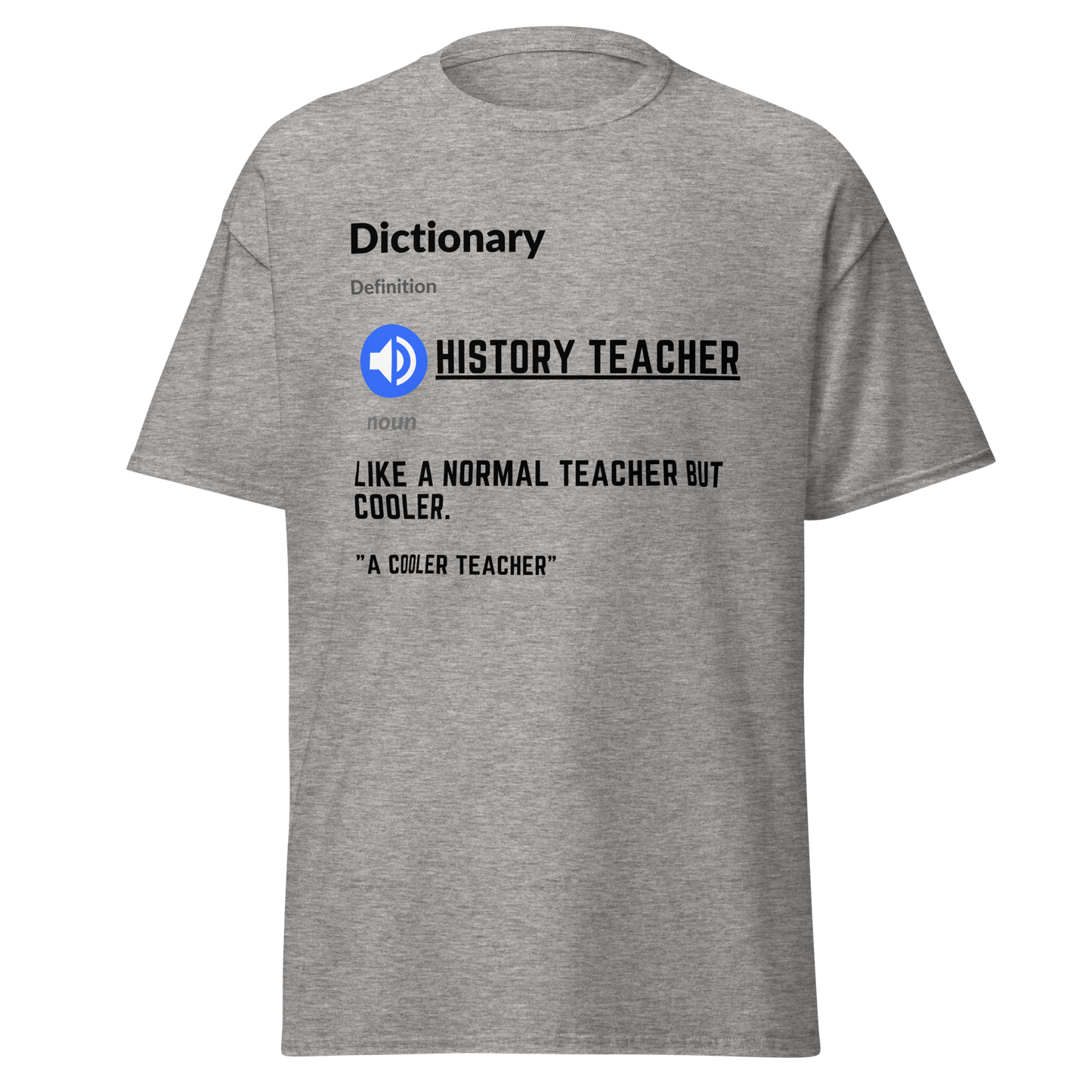 History Teacher Definition – Like a Normal Teacher, But Cooler T-Shirt