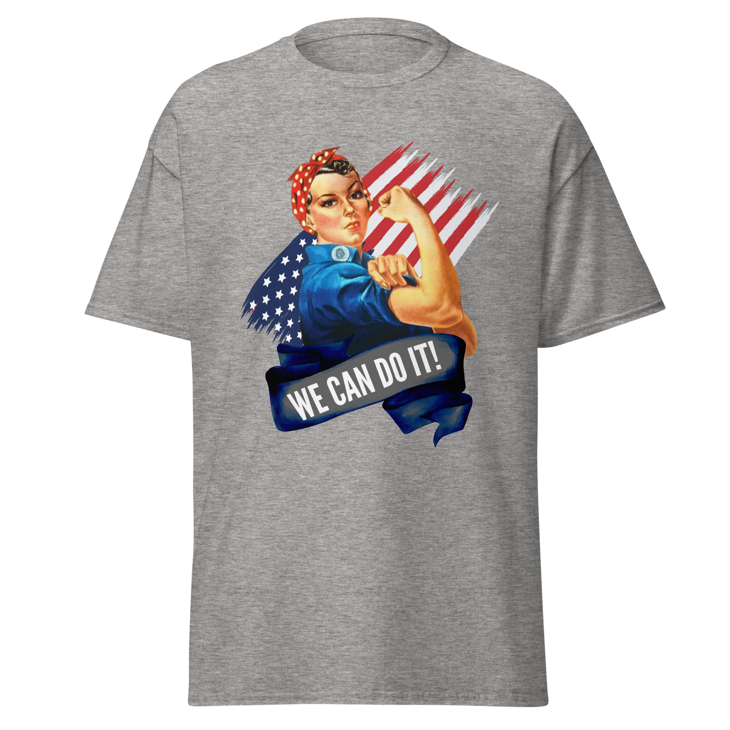 We Can Do It! T-Shirt – Rosie the Riveter WWII Tribute