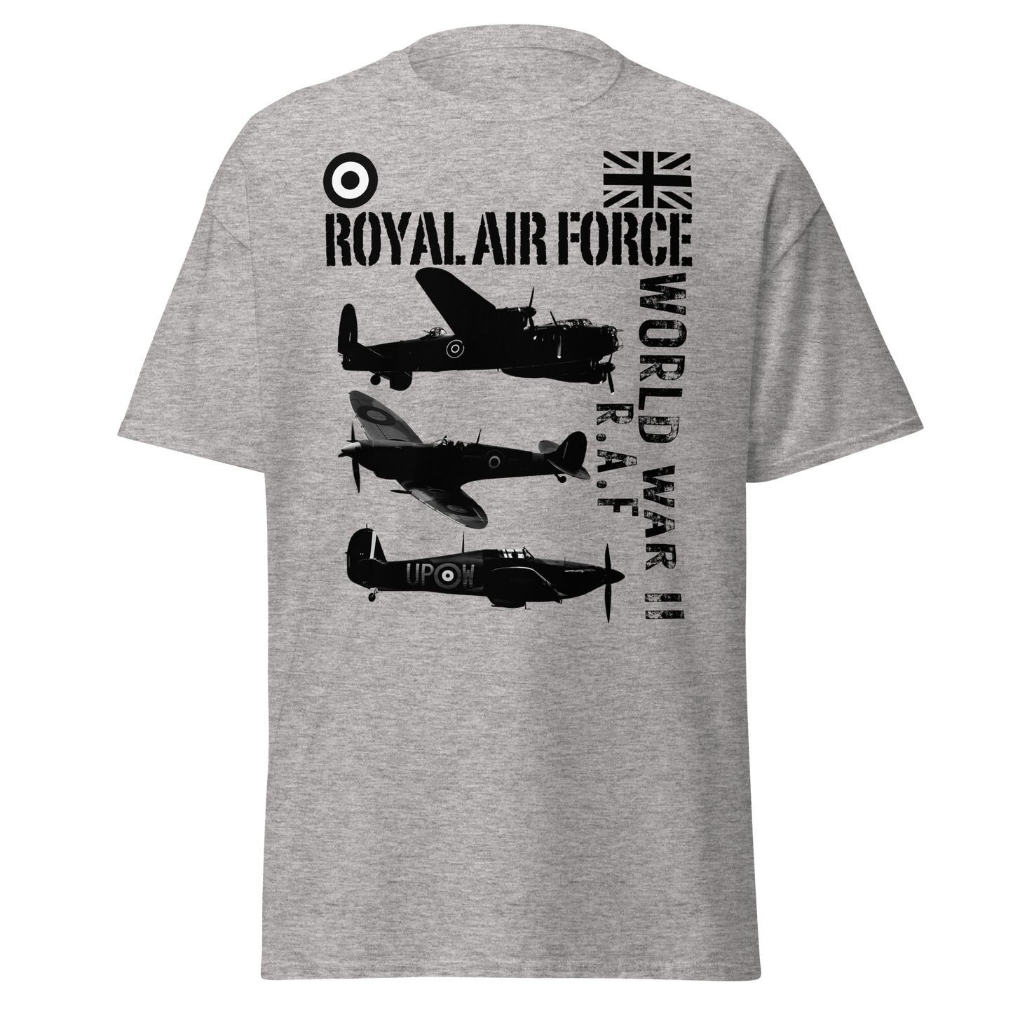 WWII Royal Air Force – Lancaster & Spitfire Tribute T-Shirt