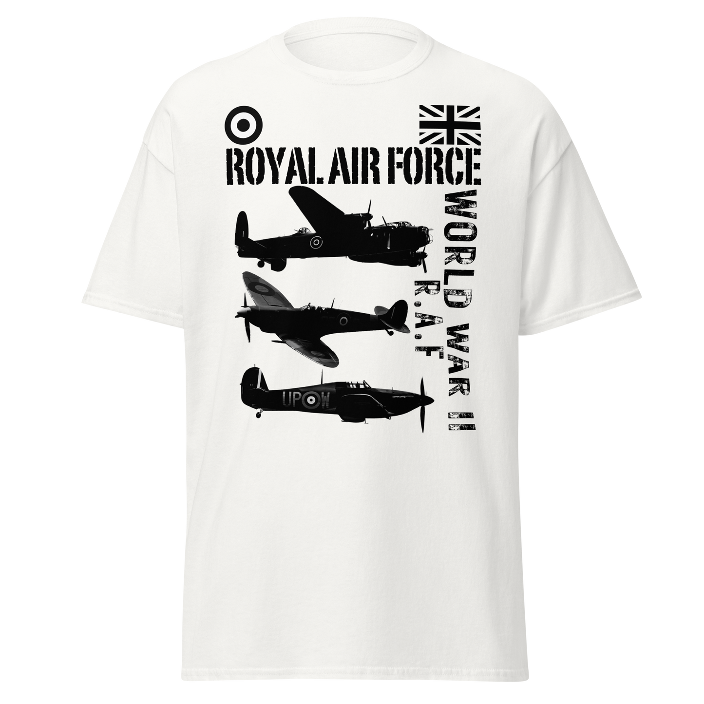 WWII Royal Air Force – Lancaster & Spitfire Tribute T-Shirt