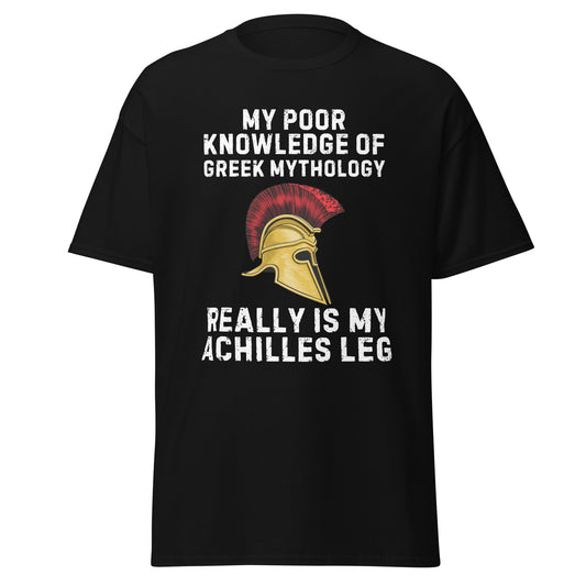 My Achilles Leg – Greek Mythology Joke T-Shirt