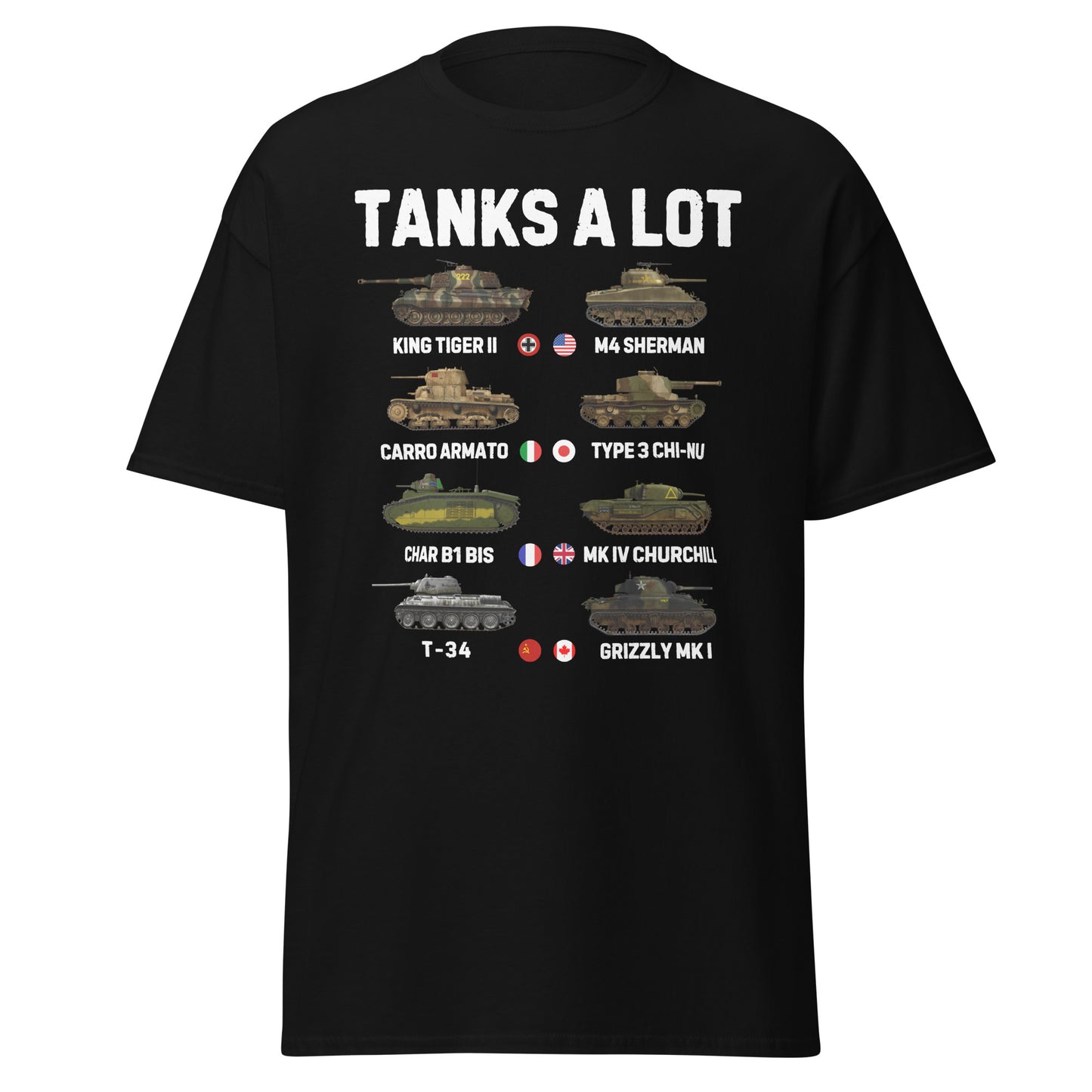 Tanks A Lot – WWII Armor Tribute T-Shirt