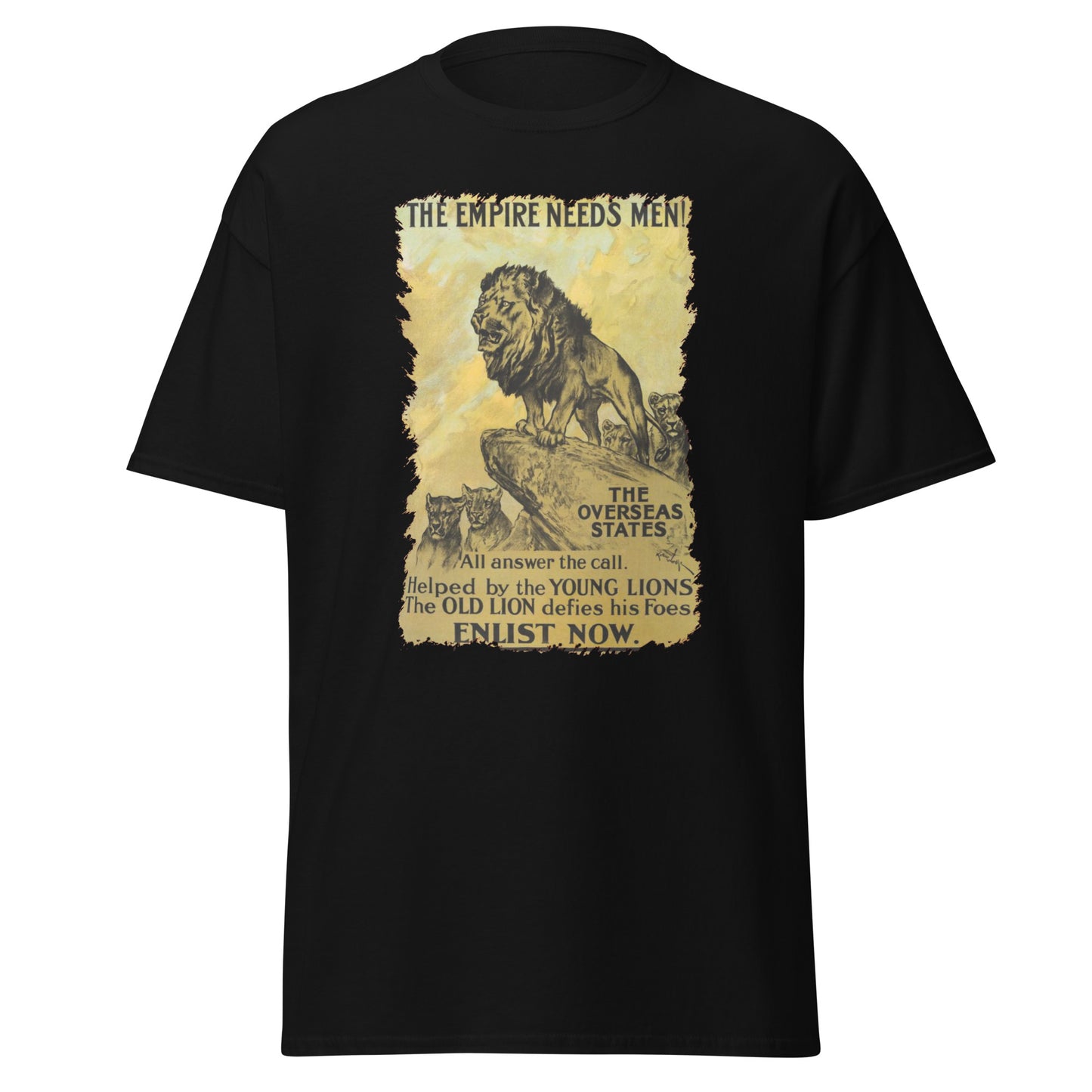 The Empire Needs Men – British WWI Poster T-Shirt