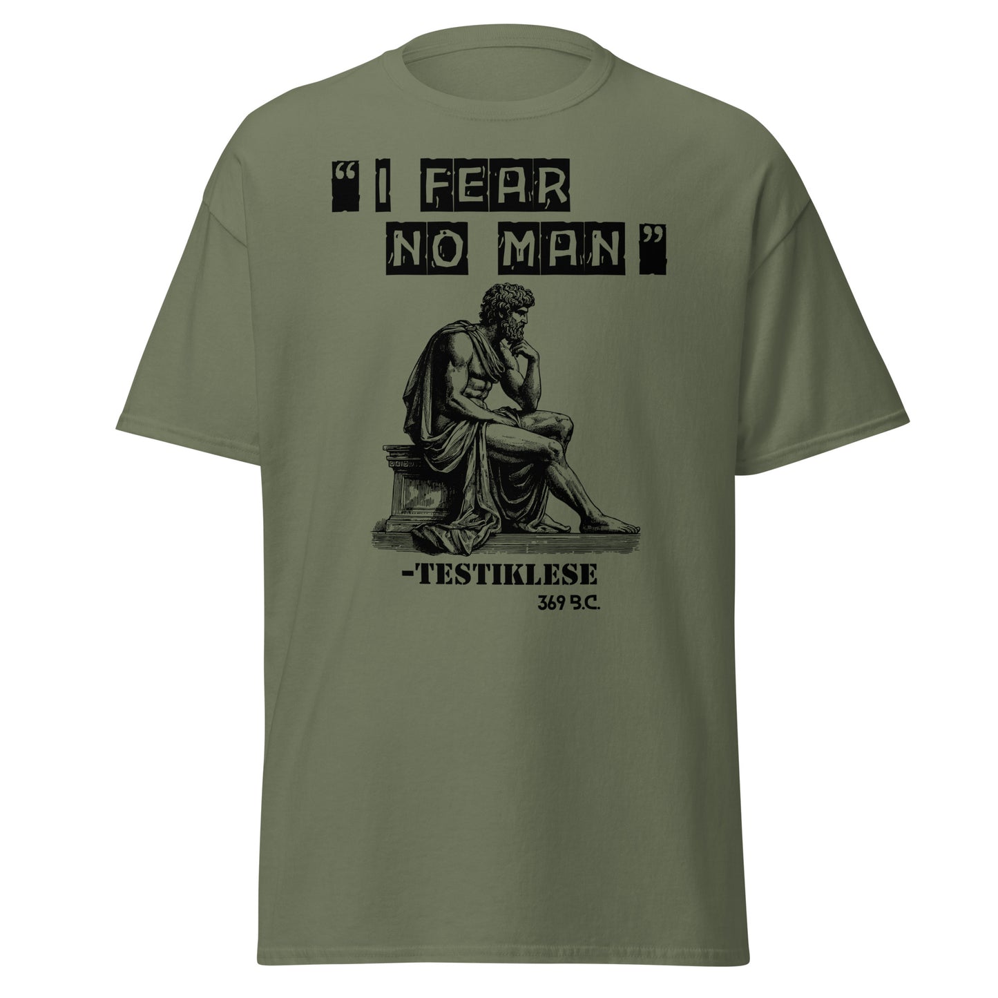 I Fear No Man – Testiklese T-Shirt