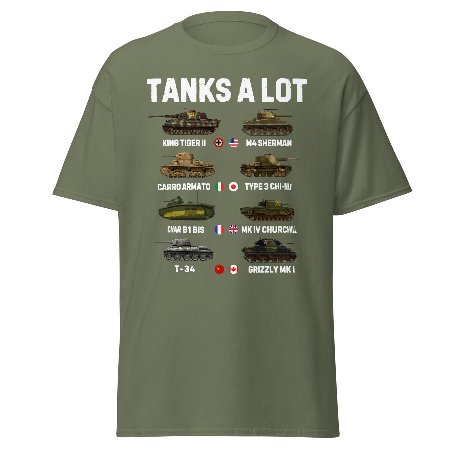 Tanks A Lot – WWII Armor Tribute T-Shirt