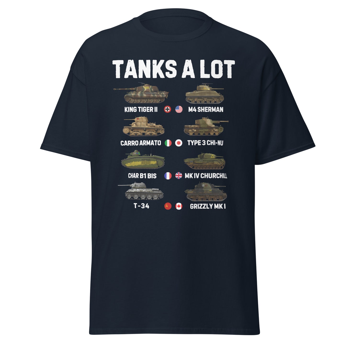 Tanks A Lot – WWII Armor Tribute T-Shirt