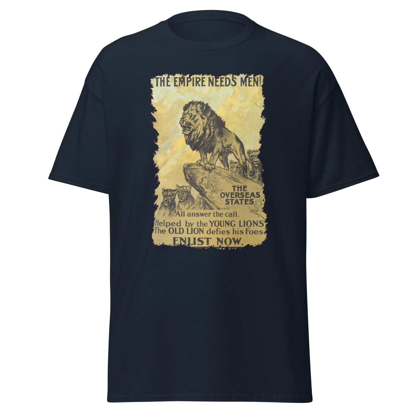 The Empire Needs Men – British WWI Poster T-Shirt
