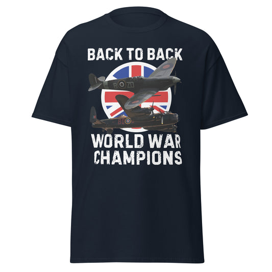Back to Back World War Champions UK T-Shirt