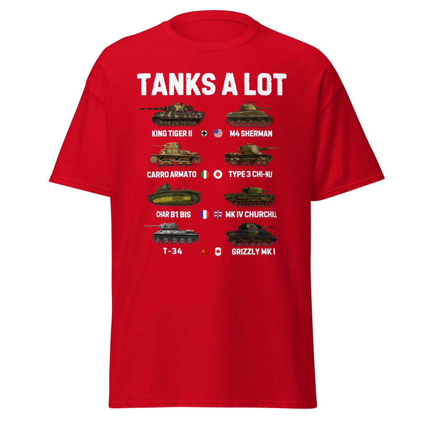 Tanks A Lot – WWII Armor Tribute T-Shirt