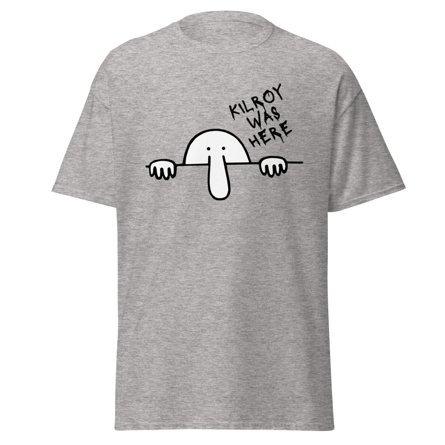 Kilroy Was Here – WWII Graffiti Icon T-Shirt