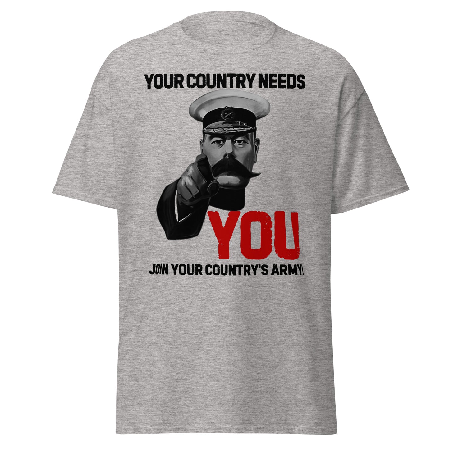 Your Country Needs YOU! – British WWI Poster T-Shirt