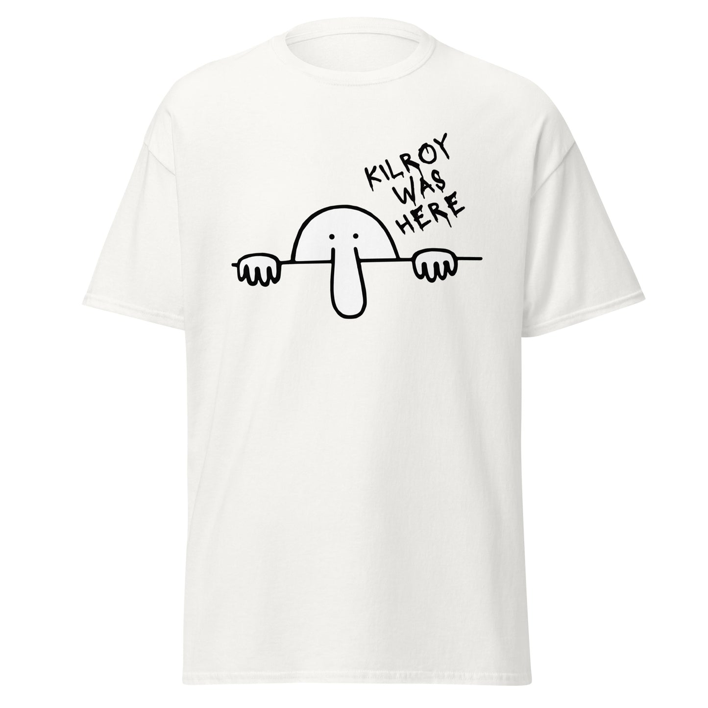 Kilroy Was Here – WWII Graffiti Icon (t-shirt)