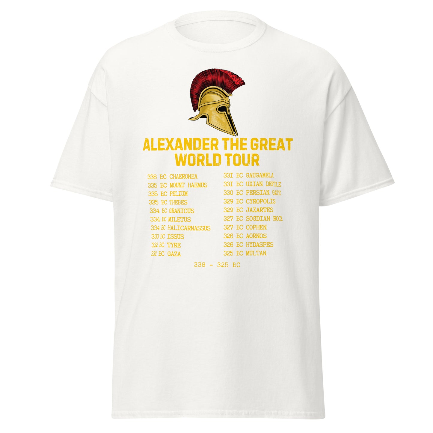 Alexander the Great – World Tour 323 BC T-Shirt