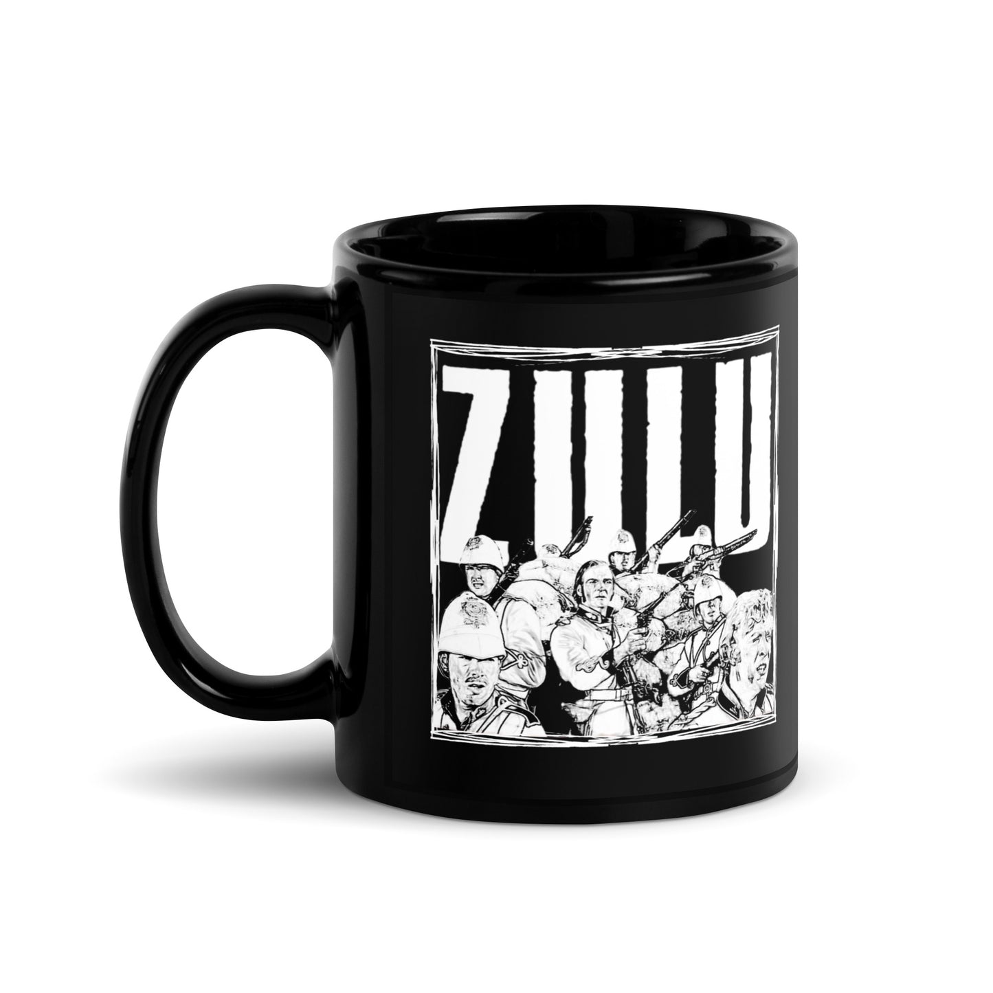 ZULU - Final Stand Sketch (Black Mug)