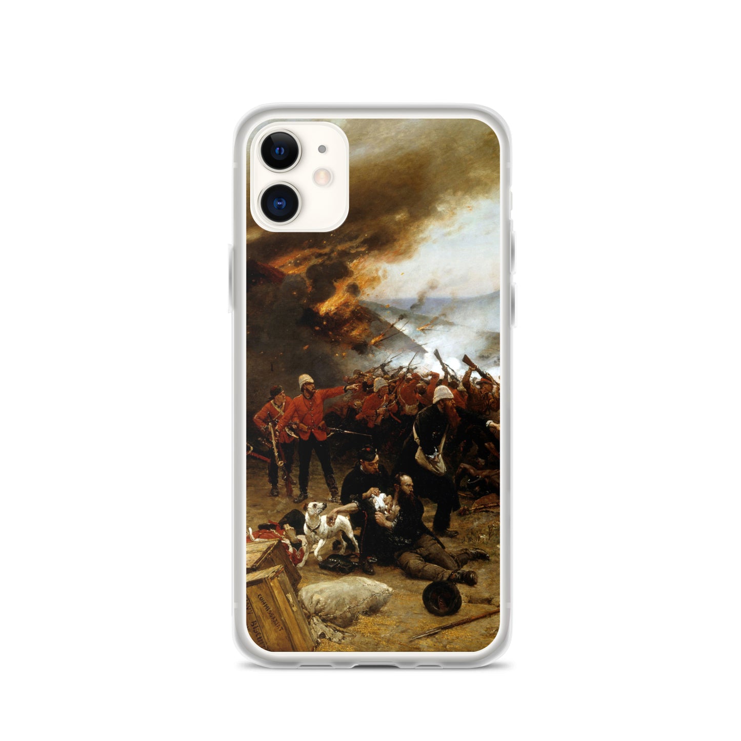 Defence of Rorke's Drift - Alphonse de Neuville (Clear Case for iPhone®)