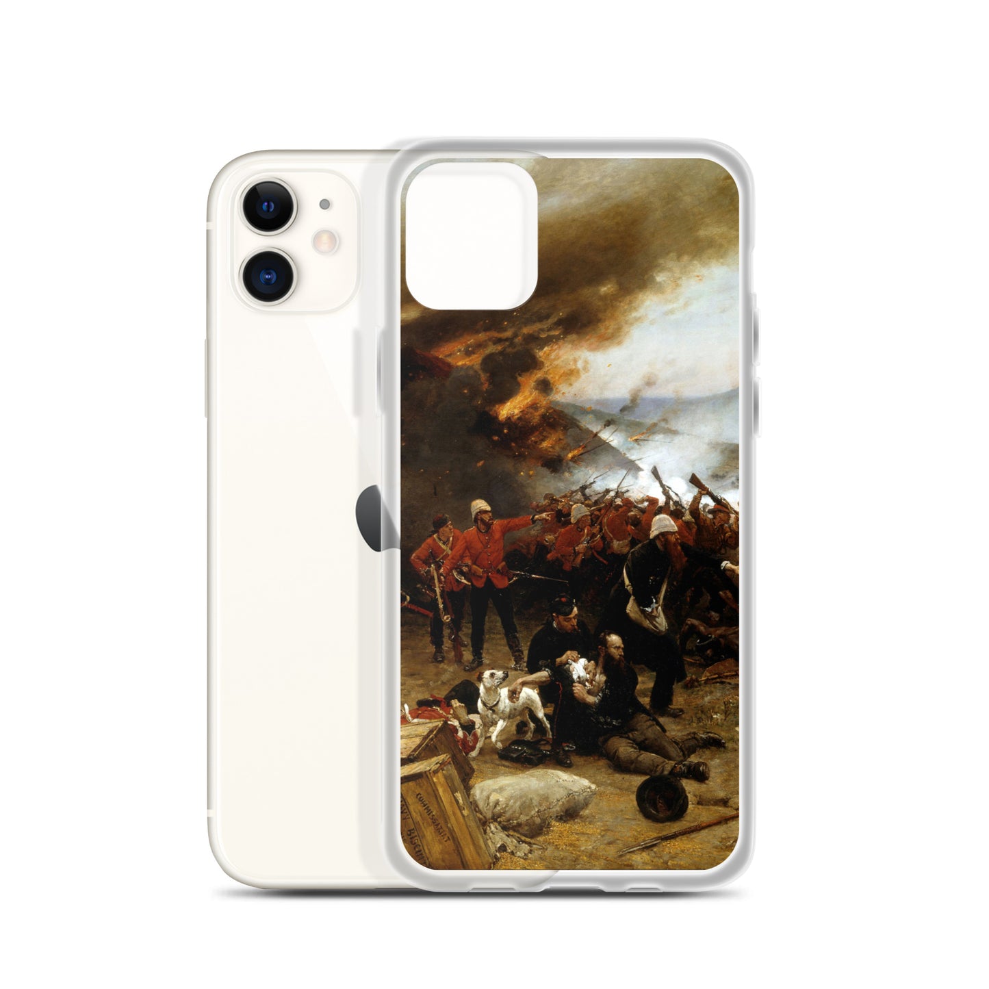 Defence of Rorke's Drift - Alphonse de Neuville (Clear Case for iPhone®)