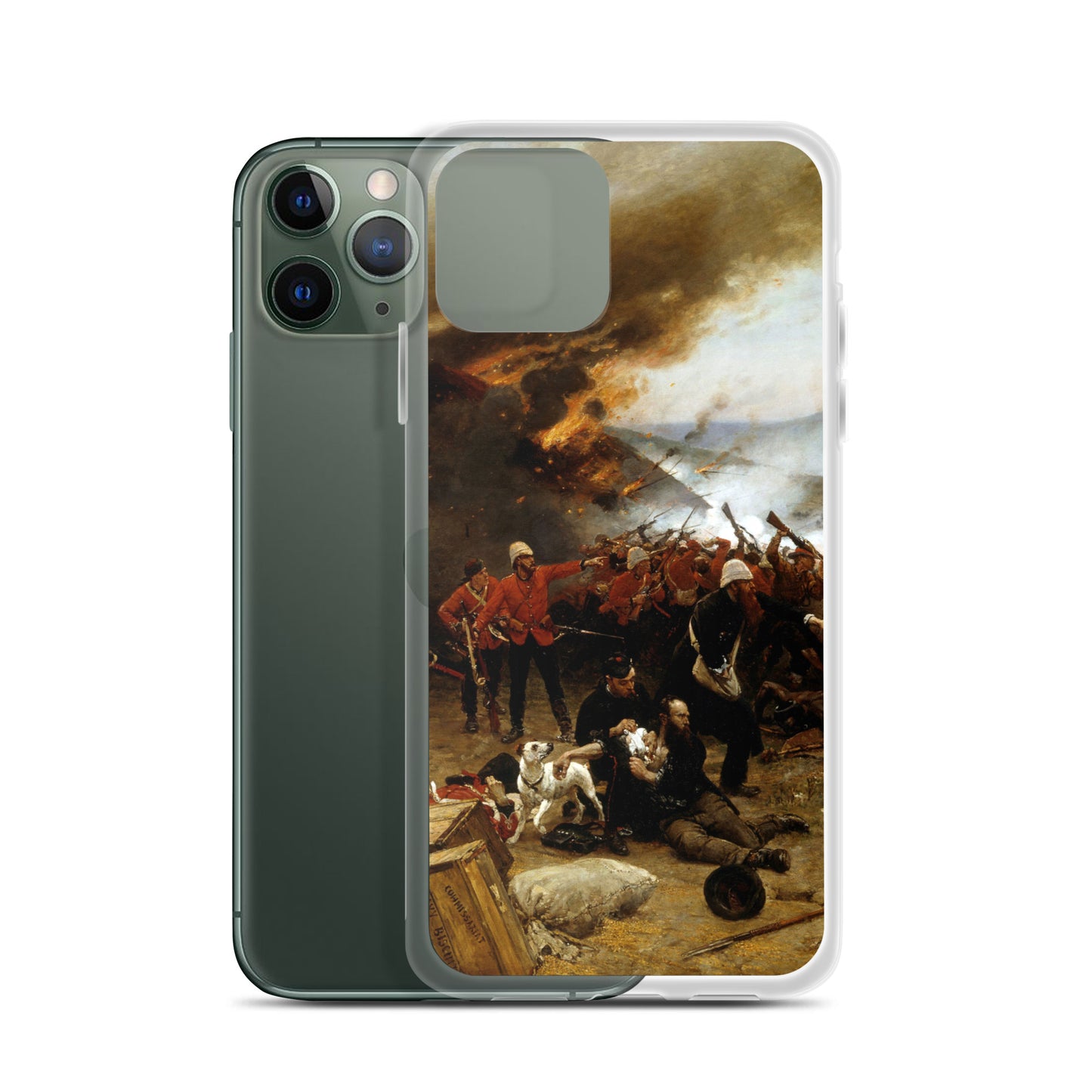 Defence of Rorke's Drift - Alphonse de Neuville (Clear Case for iPhone®)