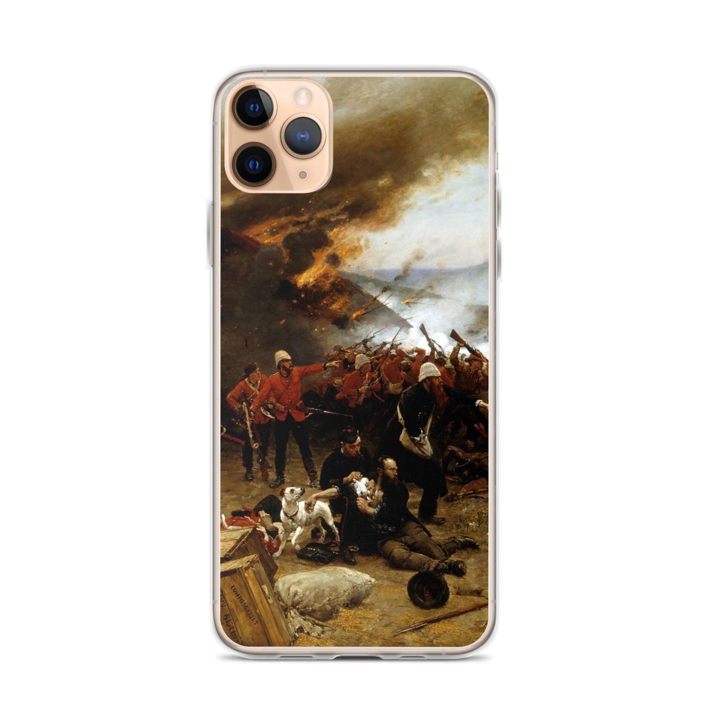 Defence of Rorke's Drift - Alphonse de Neuville (Clear Case for iPhone®)