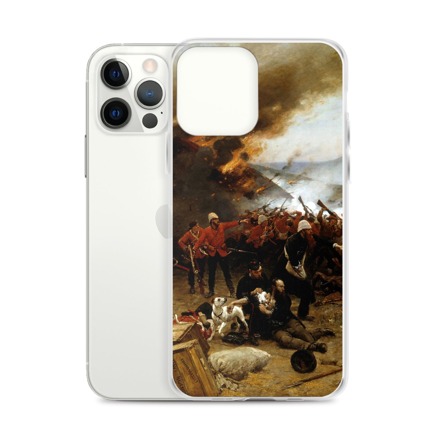 Defence of Rorke's Drift - Alphonse de Neuville (Clear Case for iPhone®)