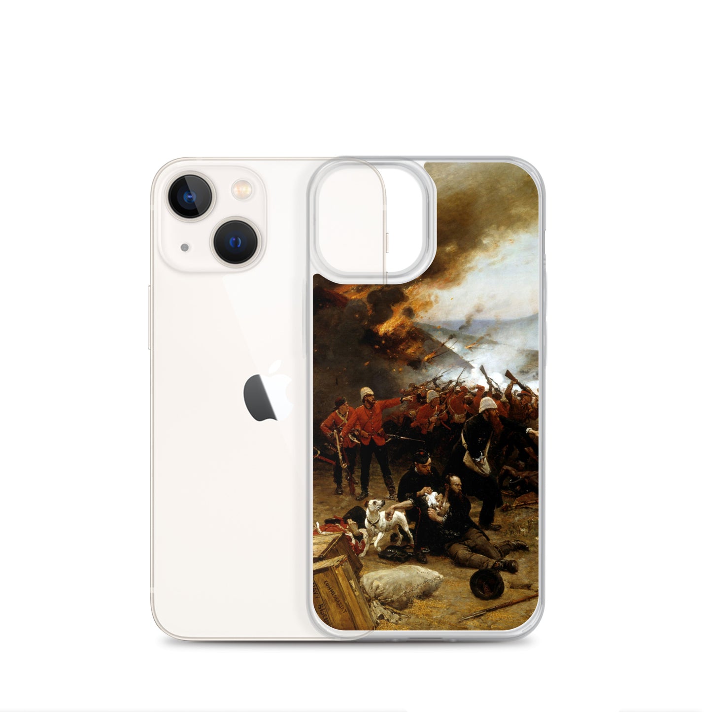 Defence of Rorke's Drift - Alphonse de Neuville (Clear Case for iPhone®)