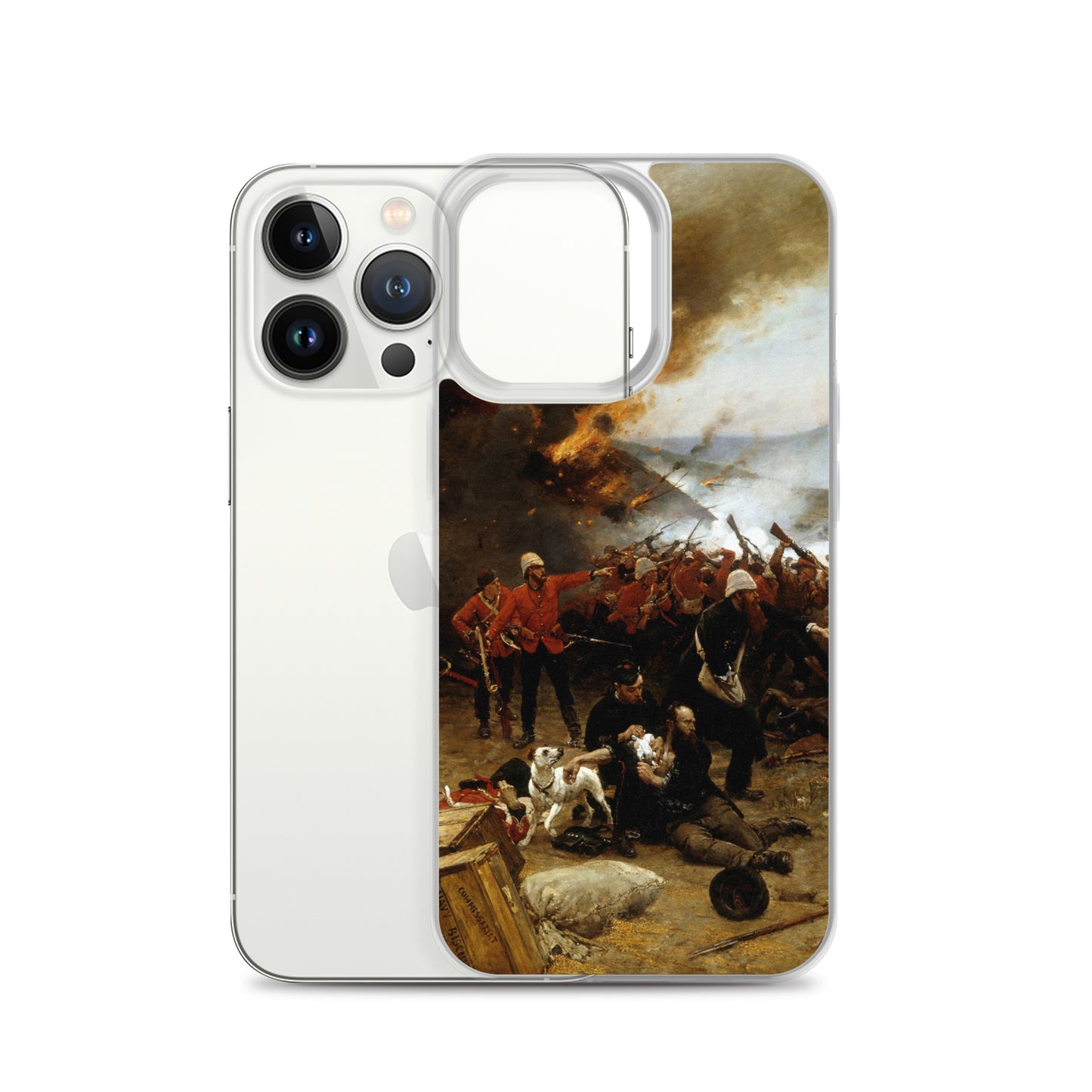 Defence of Rorke's Drift - Alphonse de Neuville (Clear Case for iPhone®)