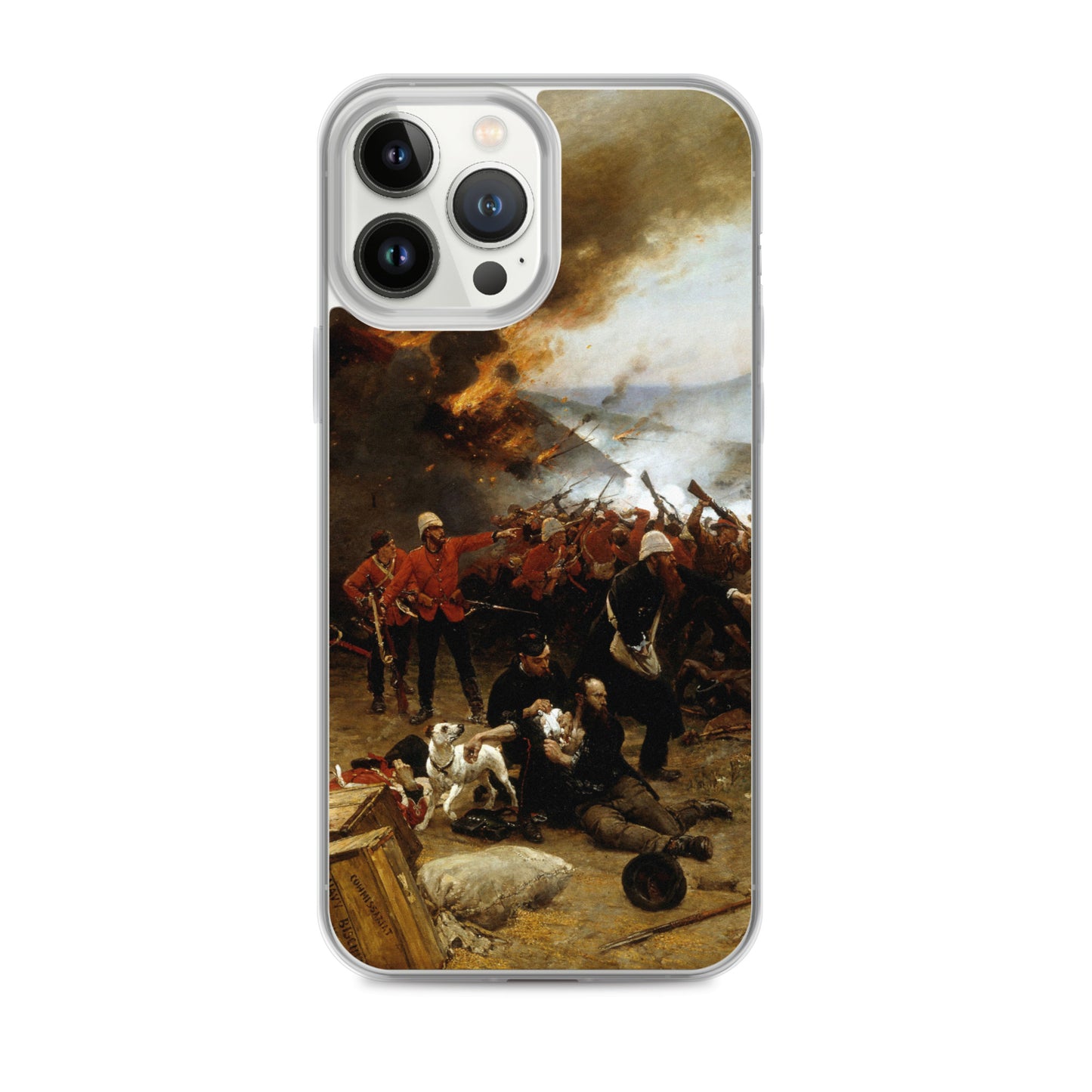 Defence of Rorke's Drift - Alphonse de Neuville (Clear Case for iPhone®)