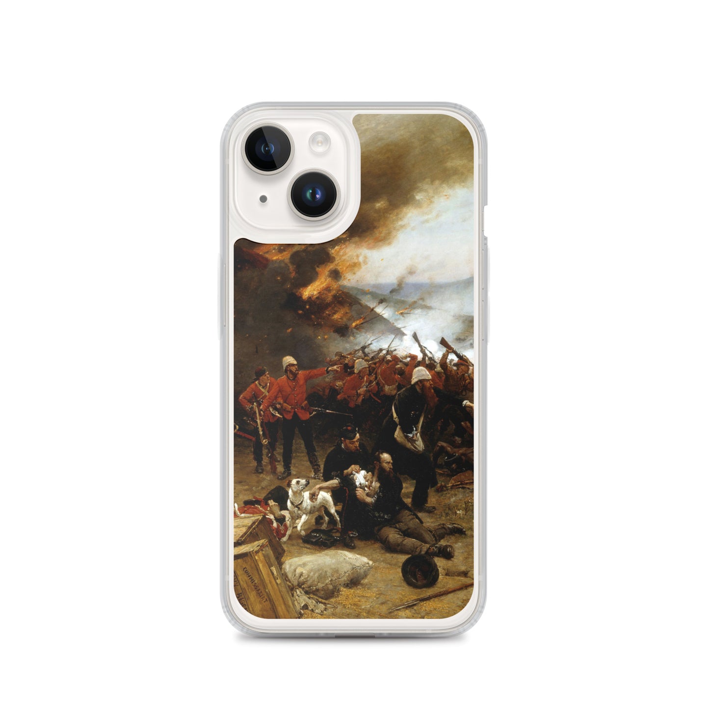 Defence of Rorke's Drift - Alphonse de Neuville (Clear Case for iPhone®)