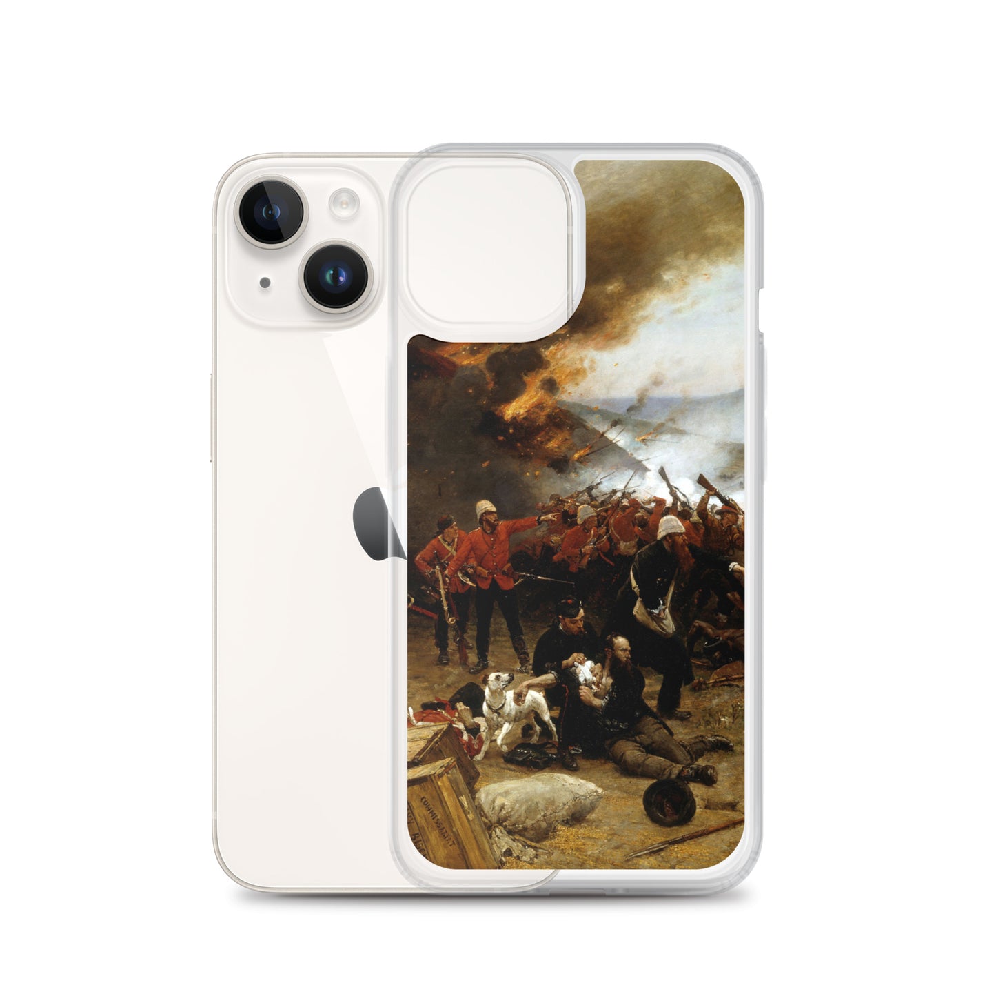 Defence of Rorke's Drift - Alphonse de Neuville (Clear Case for iPhone®)