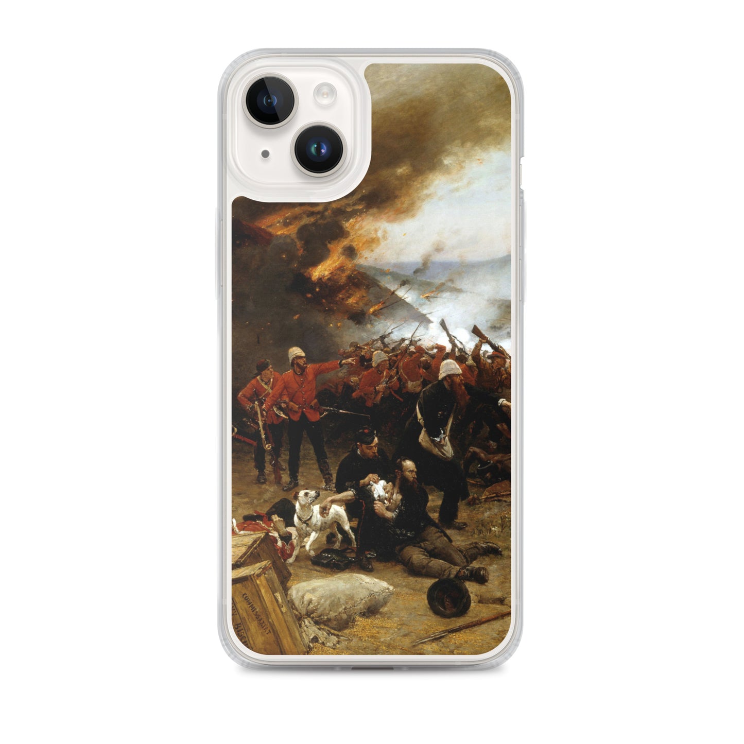 Defence of Rorke's Drift - Alphonse de Neuville (Clear Case for iPhone®)