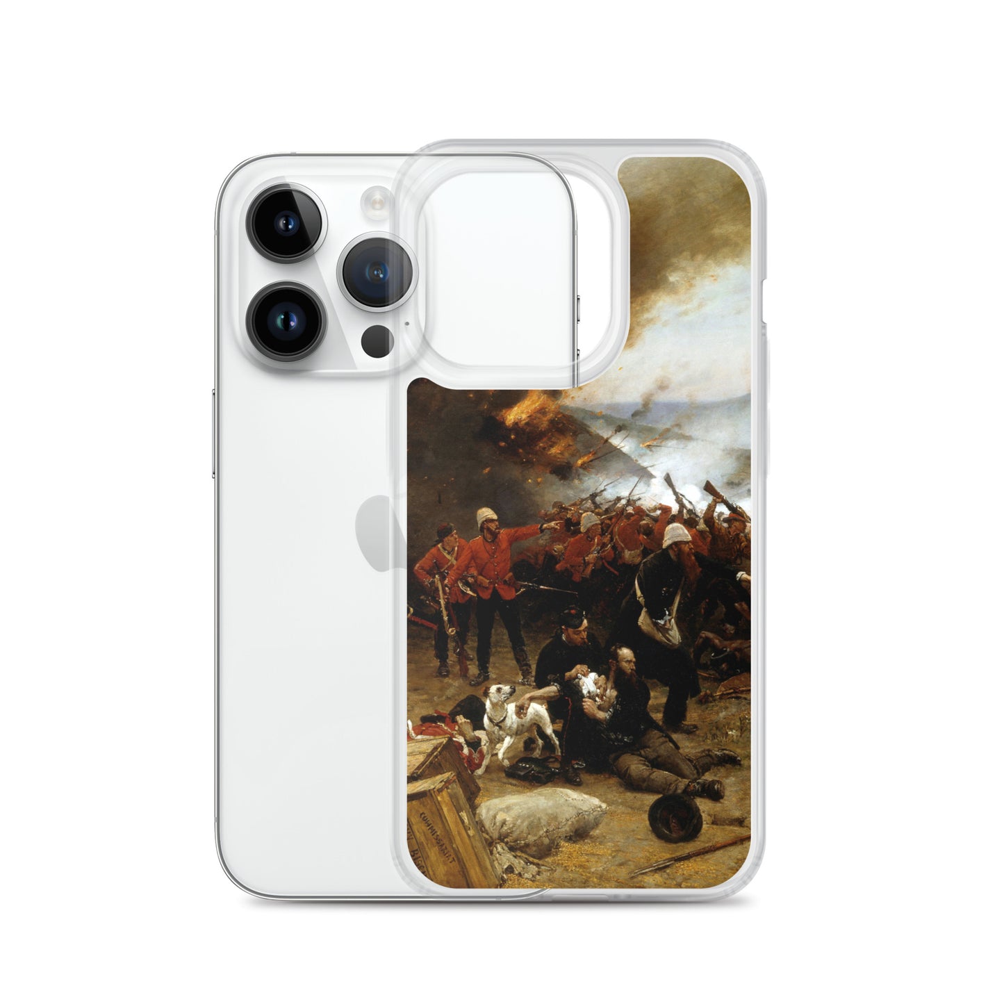 Defence of Rorke's Drift - Alphonse de Neuville (Clear Case for iPhone®)