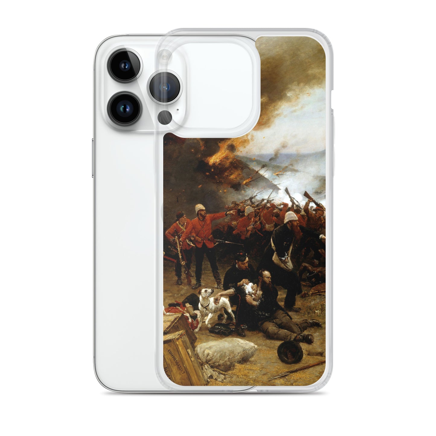 Defence of Rorke's Drift - Alphonse de Neuville (Clear Case for iPhone®)