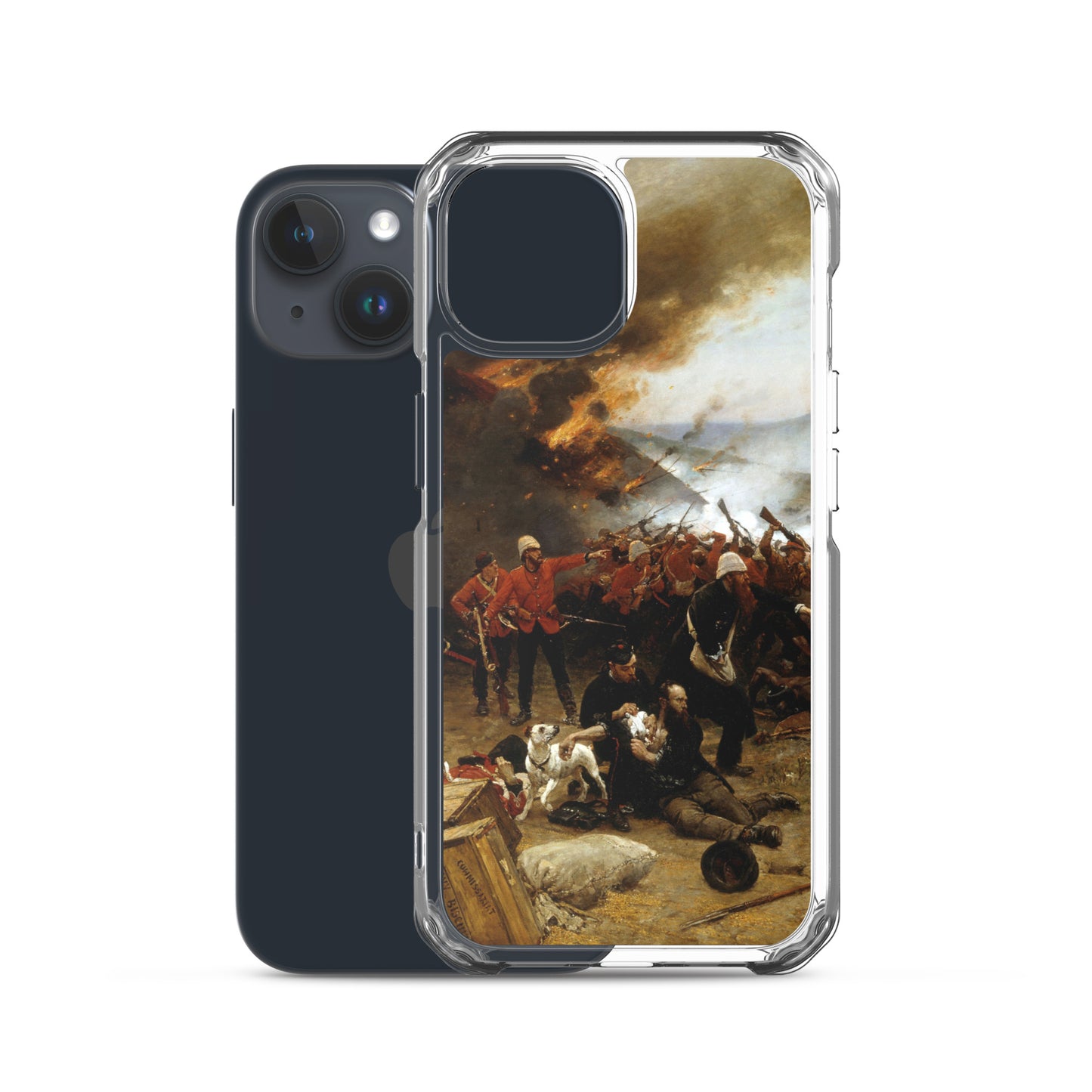 Defence of Rorke's Drift - Alphonse de Neuville (Clear Case for iPhone®)