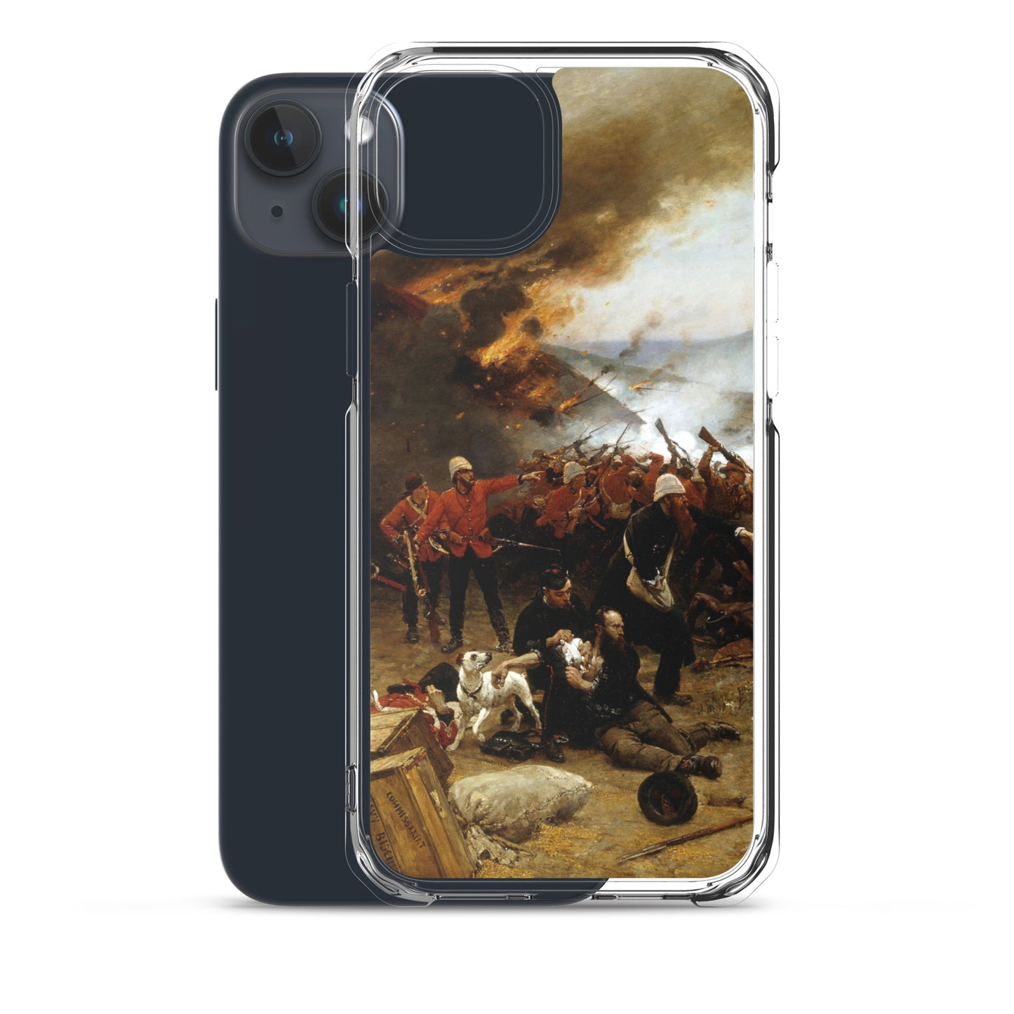 Defence of Rorke's Drift - Alphonse de Neuville (Clear Case for iPhone®)