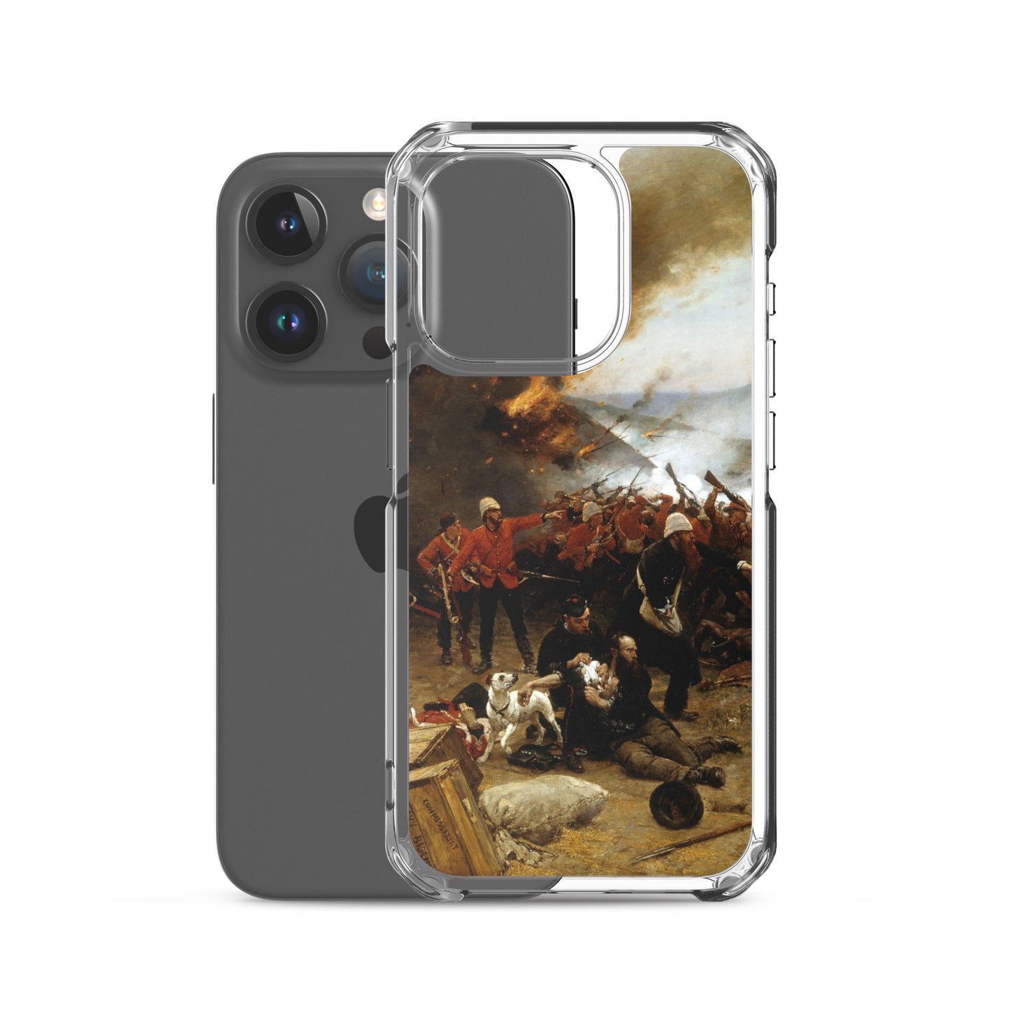 Defence of Rorke's Drift - Alphonse de Neuville (Clear Case for iPhone®)