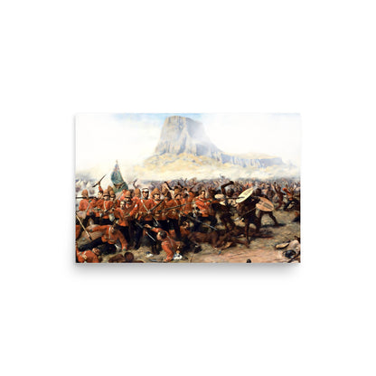 Battle of Isandlwana, by Charles Fripp (Premium Poster)