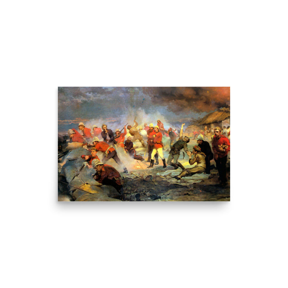 Rorke's Drift, 1880 Painting (Premium Poster)