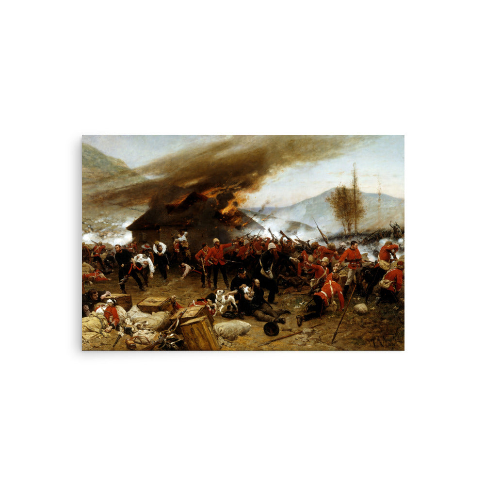 Defence of Rorke's Drift by Alphonse De Neuville (Premium Poster)