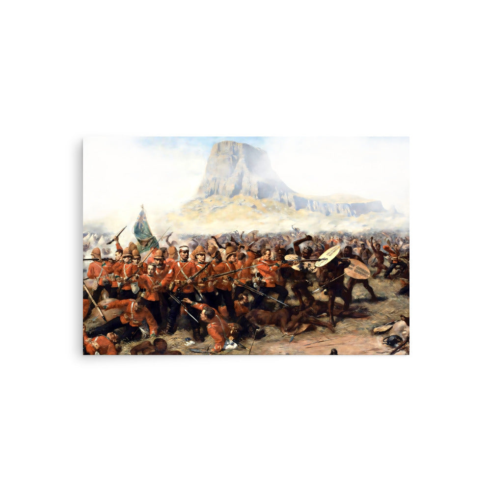 Battle of Isandlwana, by Charles Fripp (Premium Poster)