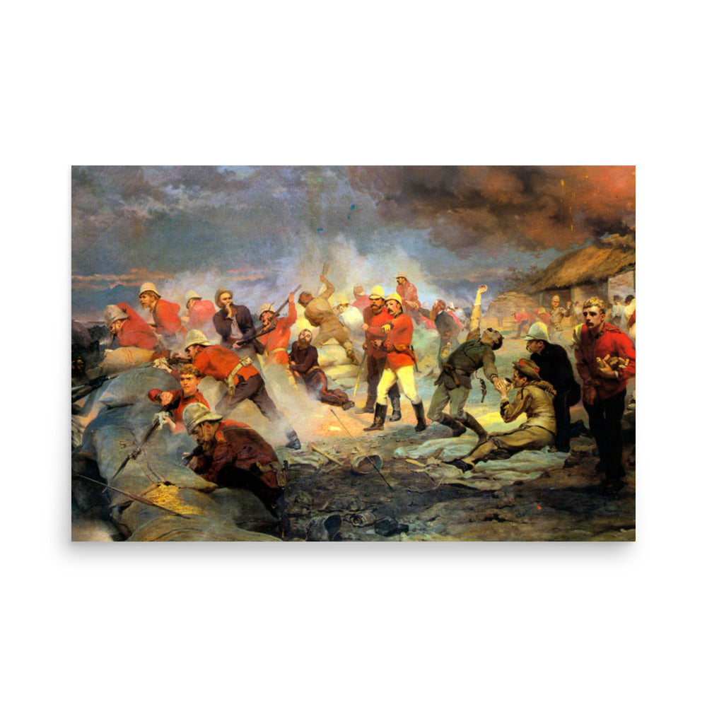 Rorke's Drift, 1880 Painting (Premium Poster)