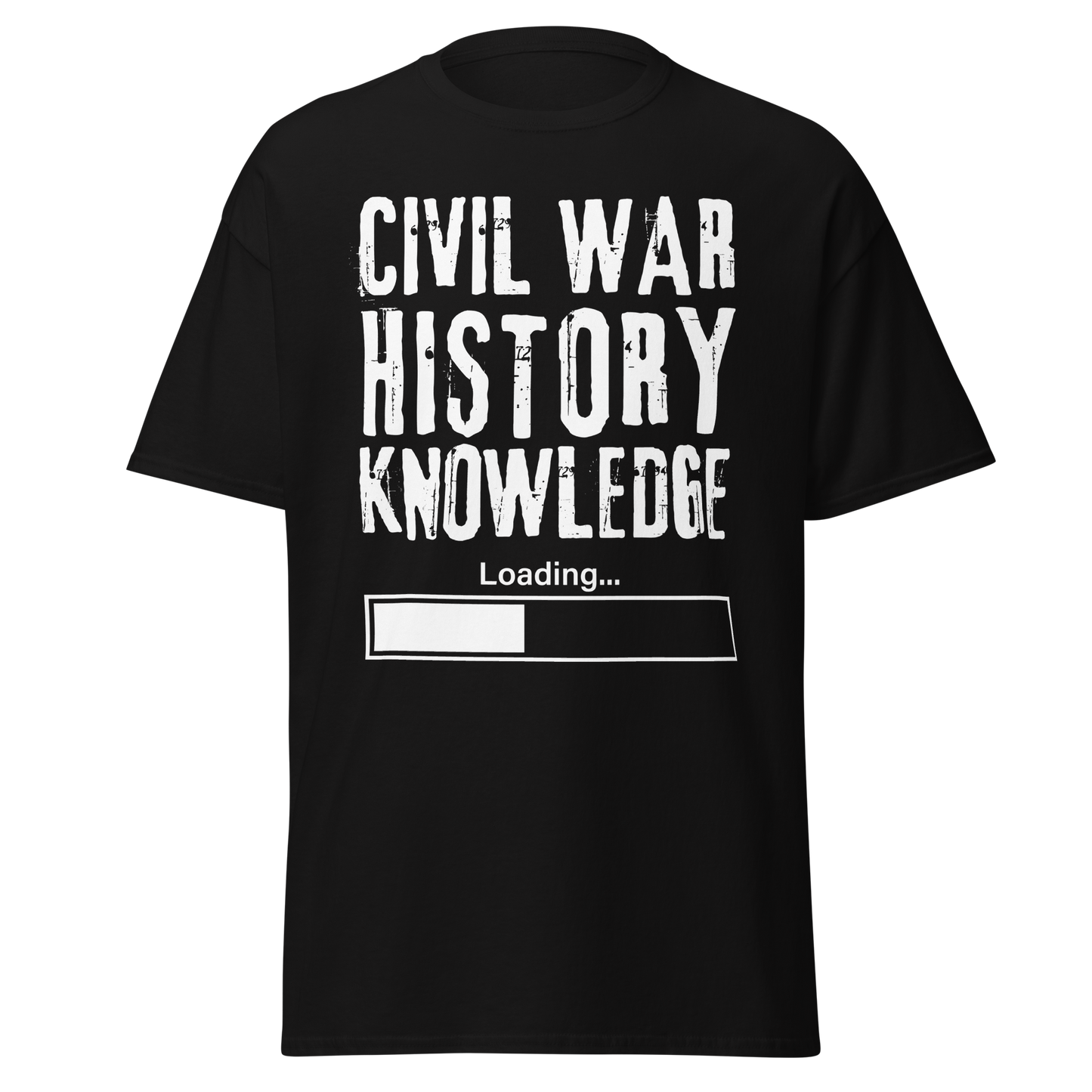 Civil War History Knowledge Loading (t-shirt)