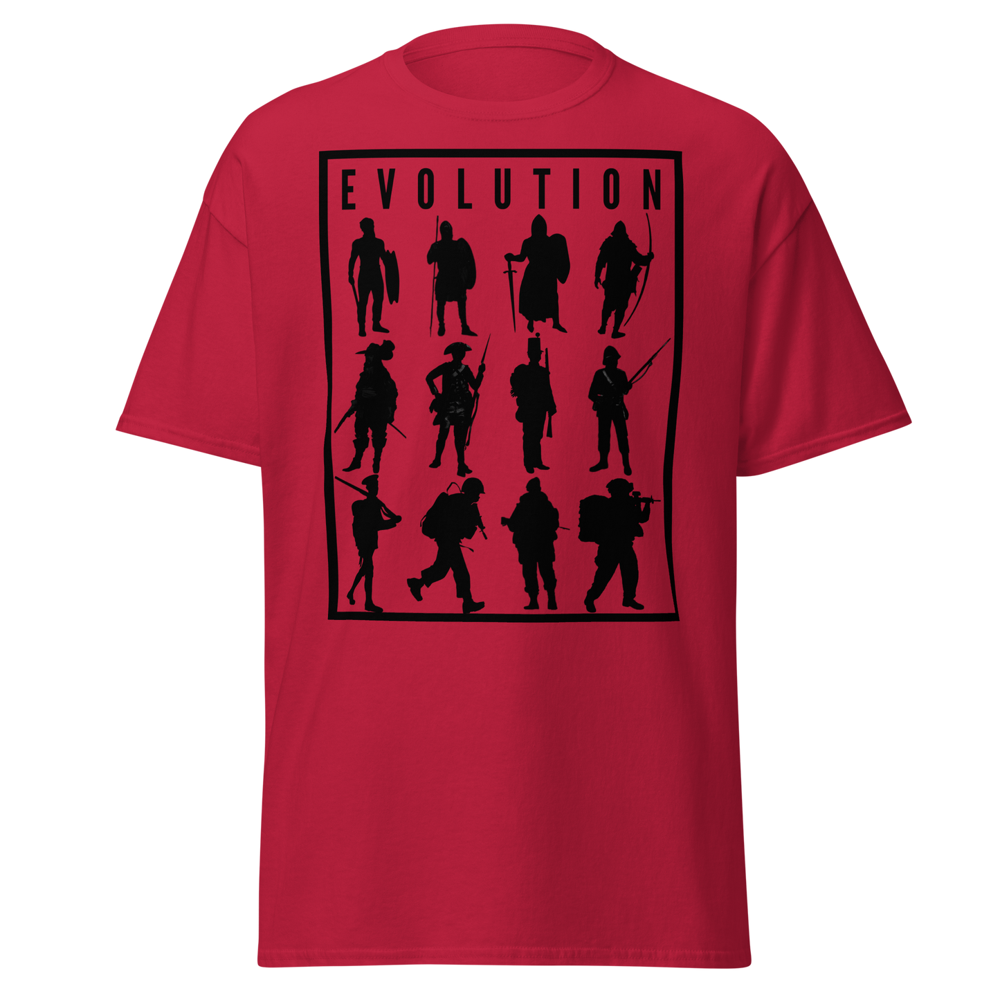 Evolution of The English Soldier (t-shirt)