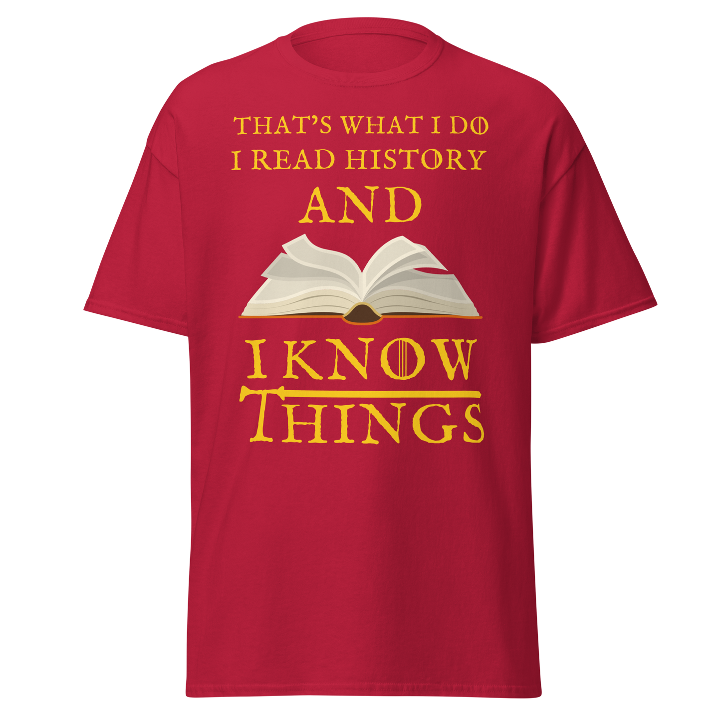 I Read History & I Know Things (t-shirt)