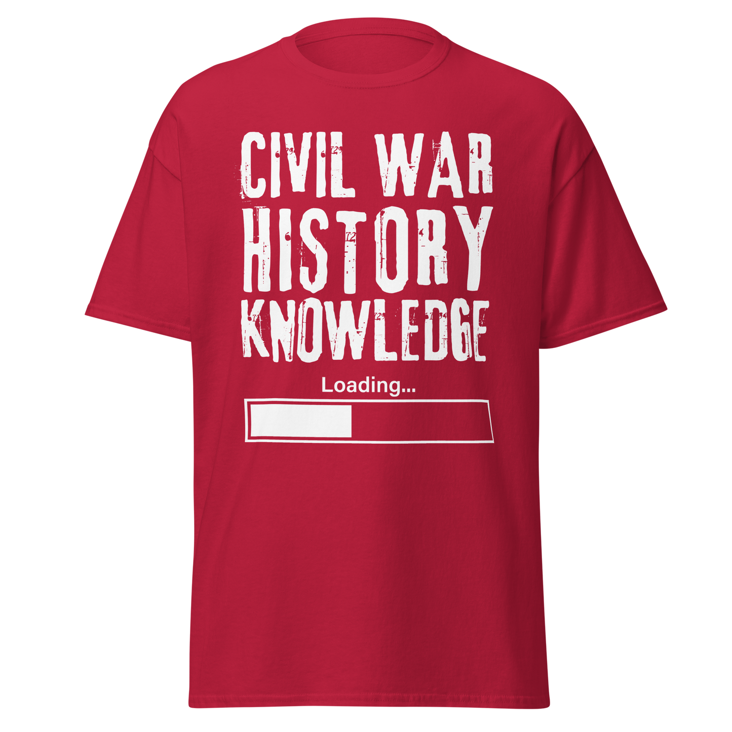 Civil War History Knowledge Loading (t-shirt)