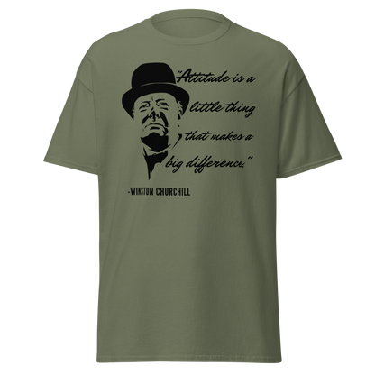 Winston Churchill's Attitude Quote (t-shirt)