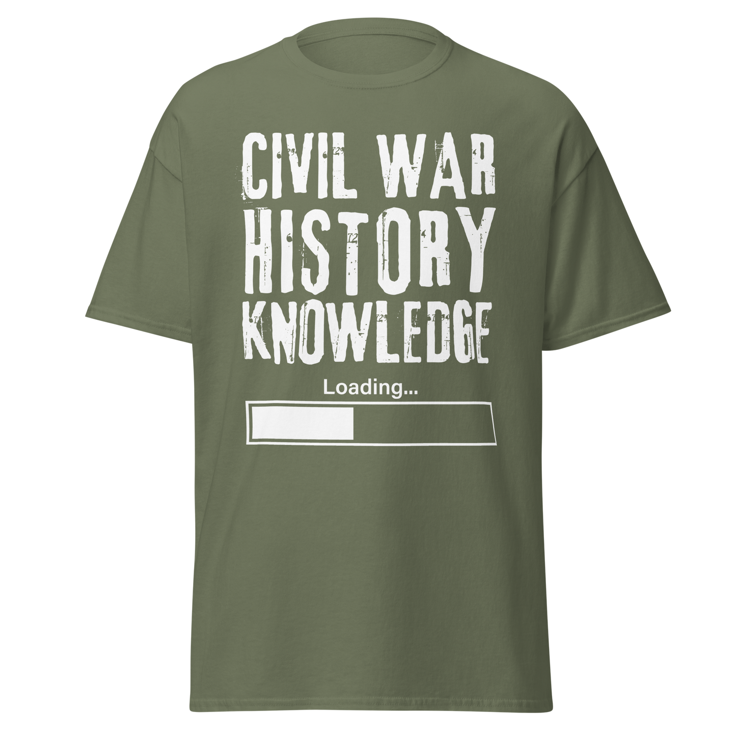 Civil War History Knowledge Loading (t-shirt)