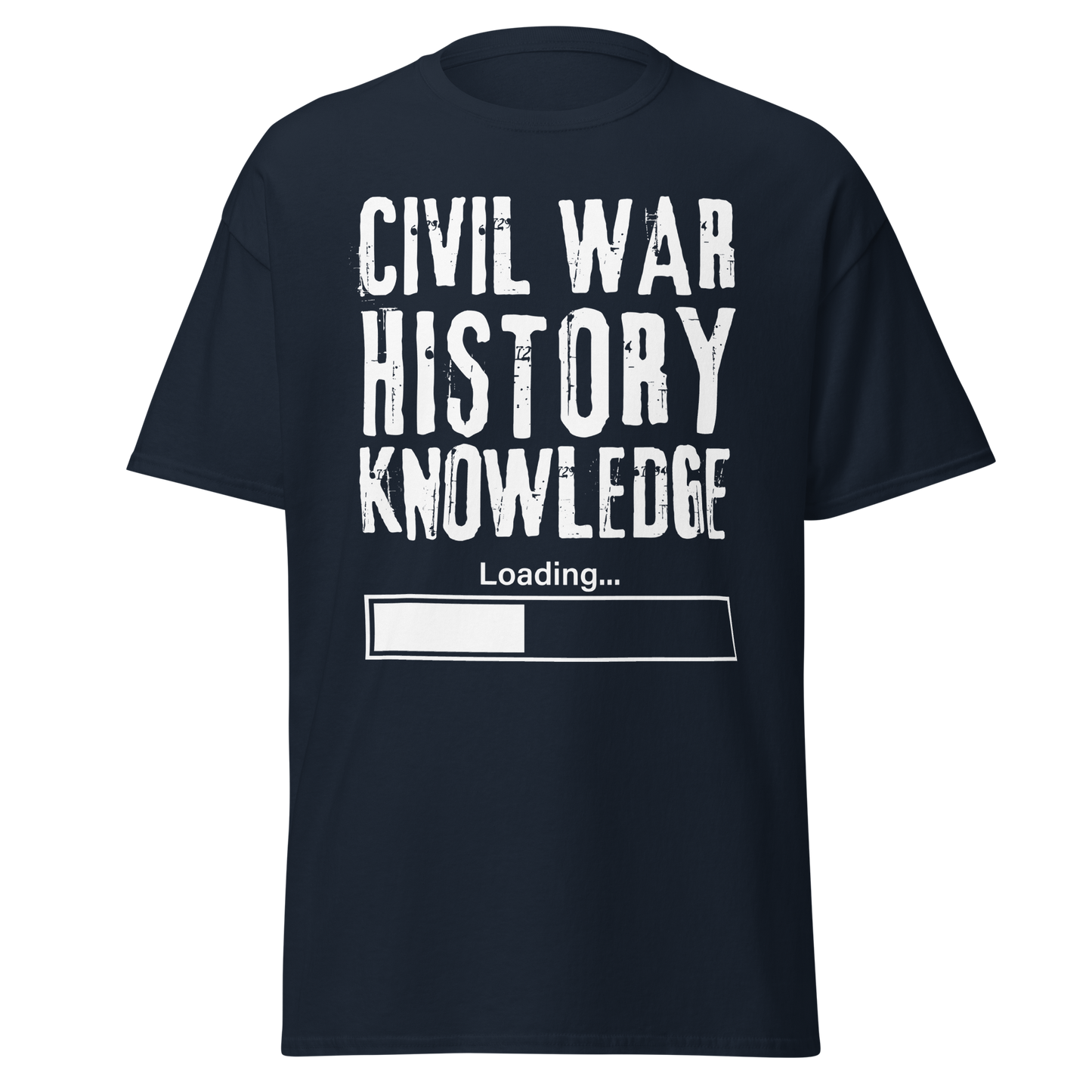 Civil War History Knowledge Loading (t-shirt)