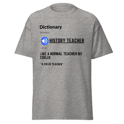 History Teacher Definition – Like a Normal Teacher, But Cooler T-Shirt
