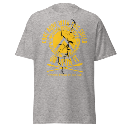 Come Home With This Shield – Spartan Mother Quote T-Shirt